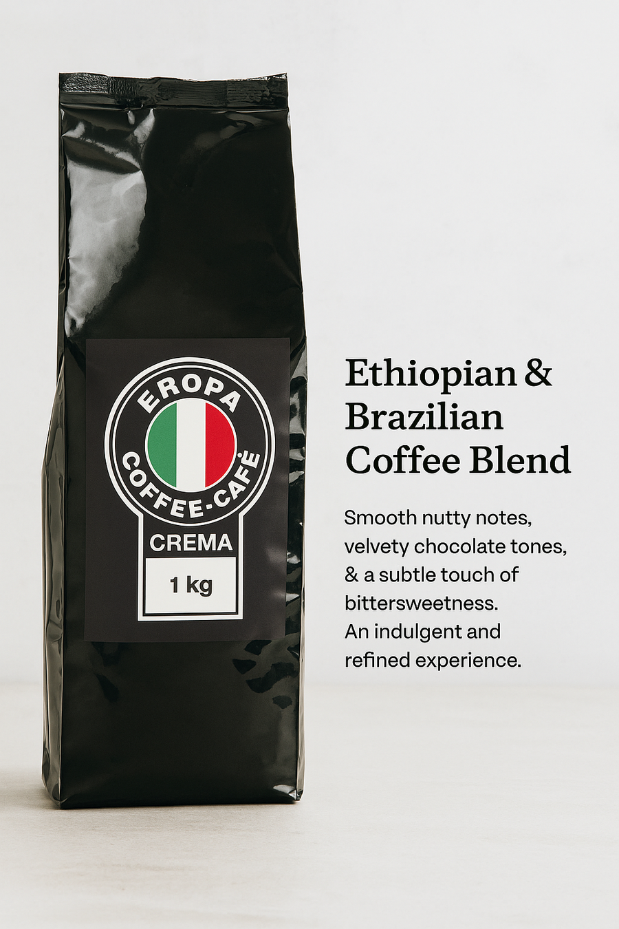 CAFÉ EROPA - CREMA (1 kilo de grains de café) - Duo pack