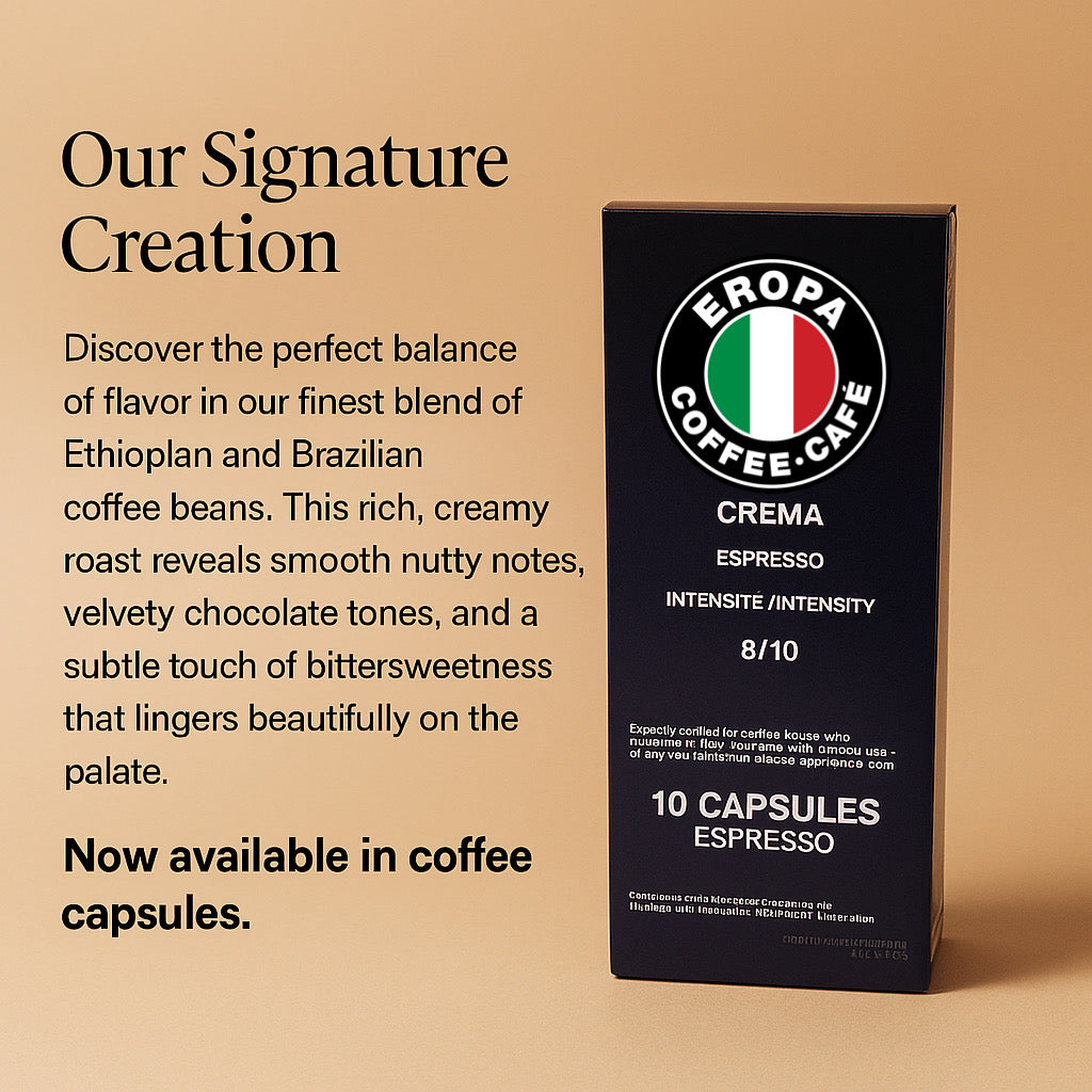 EROPA COFFEE - CREMA CAPSULES (5 X 10 CAPSULES)