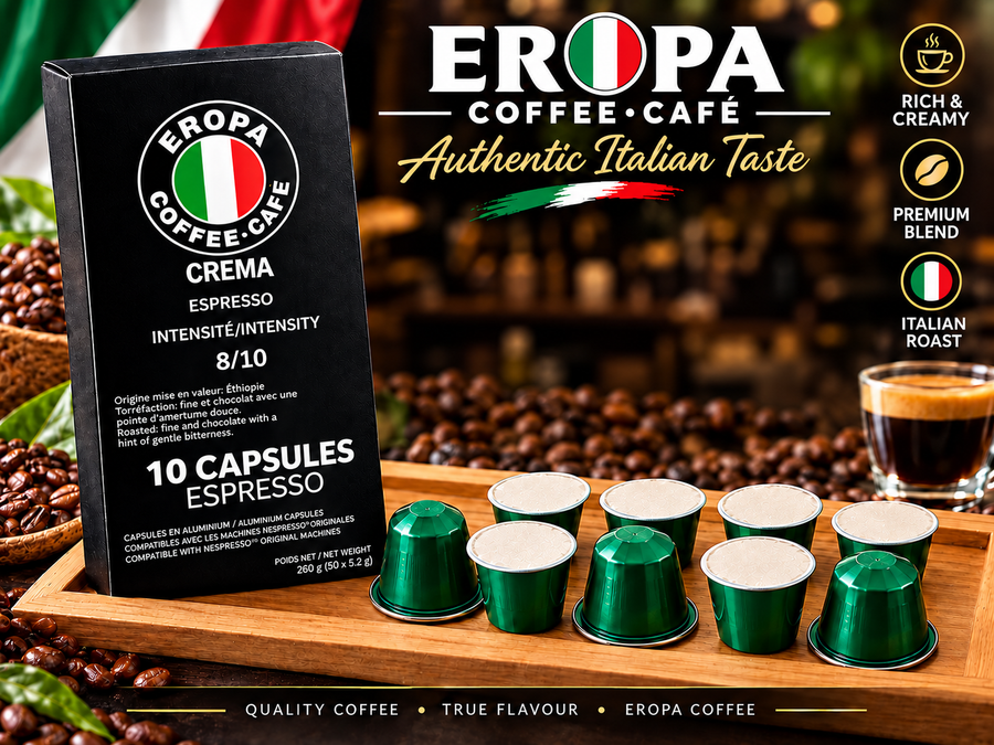 CREMA Blend — Coffee Capsules (40 Capsules)