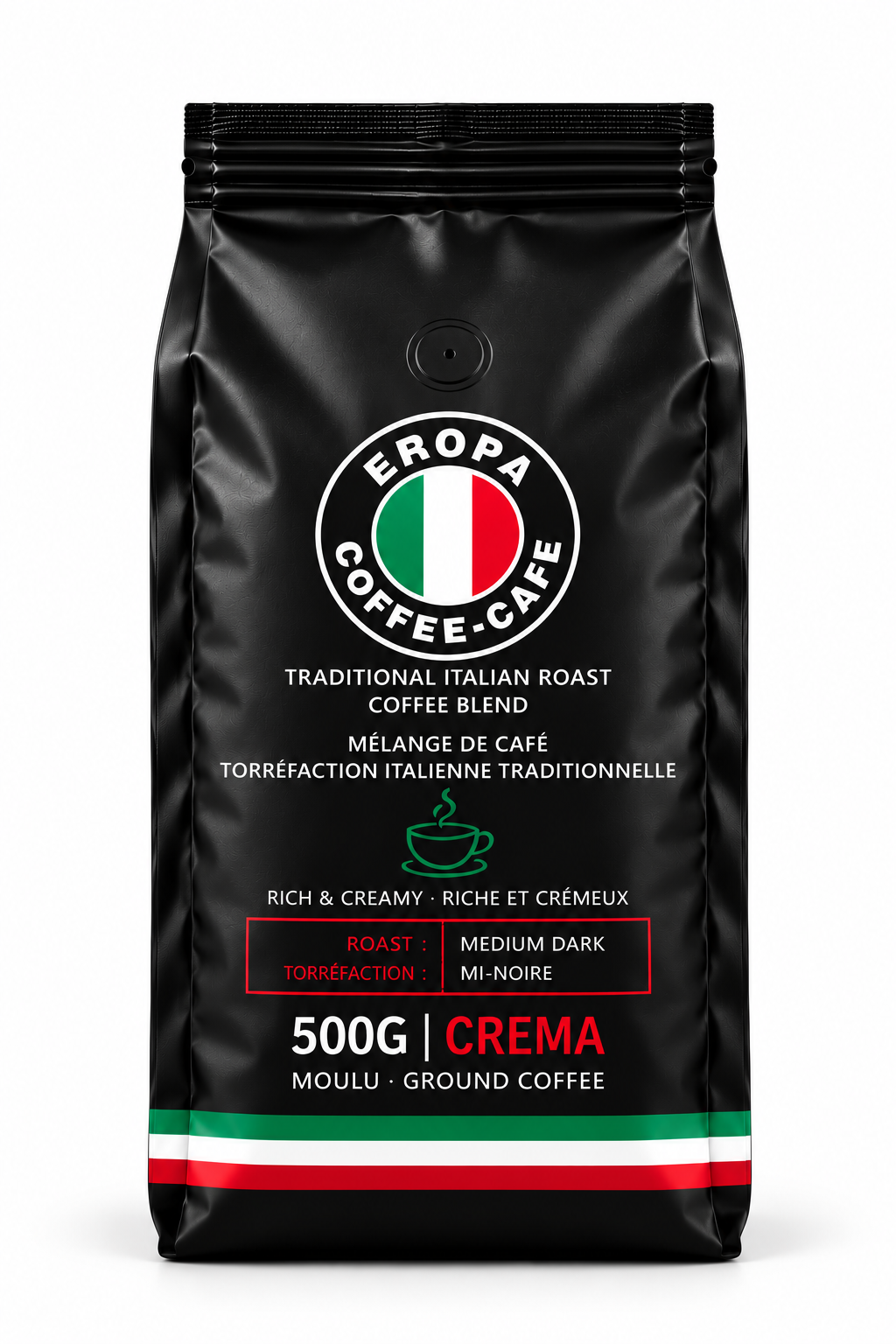 EROPA COFFEE - CREMA (500 Grams Ground Coffee)