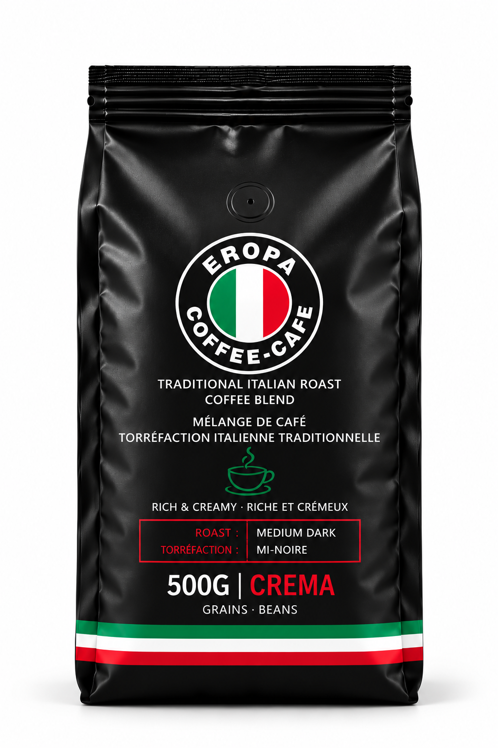 CREMA BLEND - (500 Grams Coffee Beans)